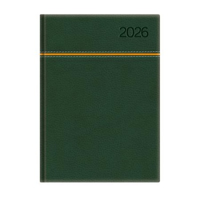 Naptár, tervező, A5, napi, TOPTIMER, "Young", zöld-narancs