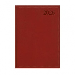 Naptár, tervező, A4, heti, TOPTIMER "Traditional", bordó